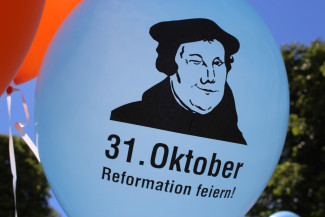 Ballon zum Reformationstag