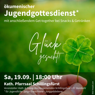 Jugendgottesdienst-Flyer